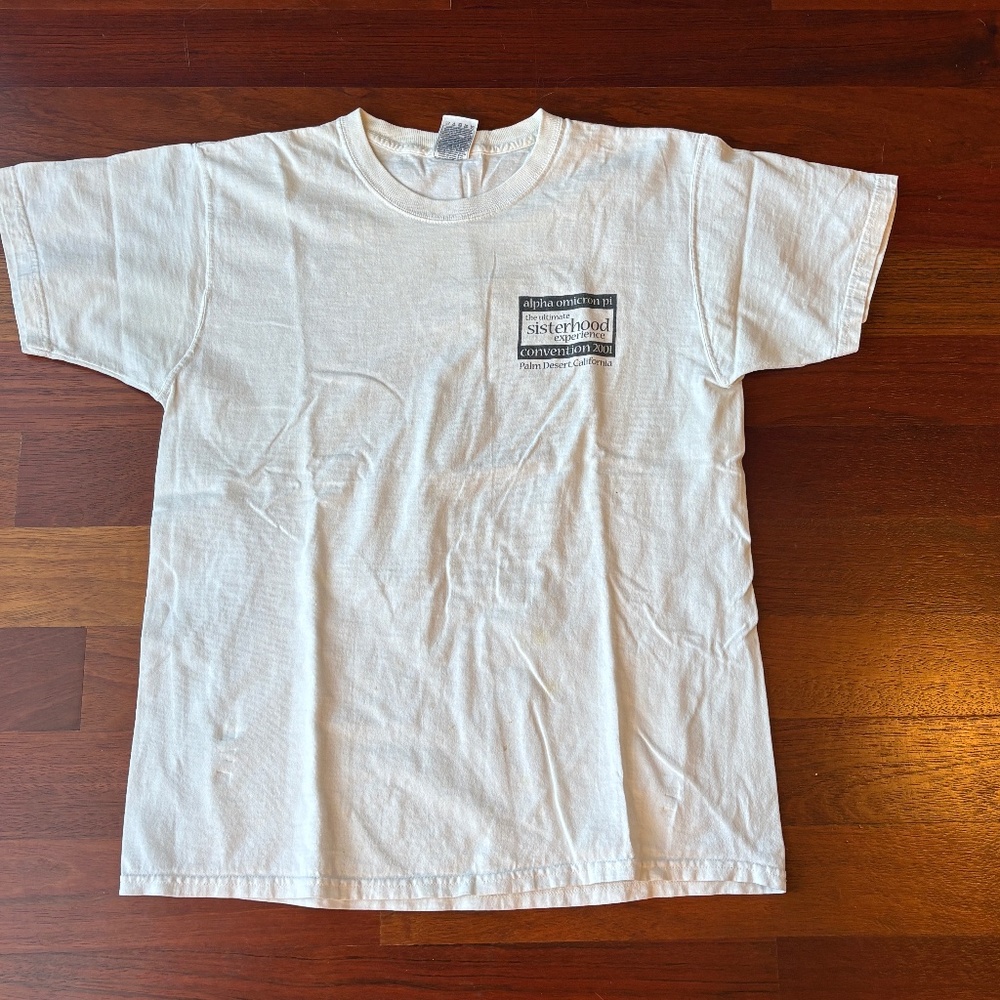 Alpha Omicron Pi Vintage 2001 Convention T-Shirt